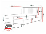 Cama continental 582487