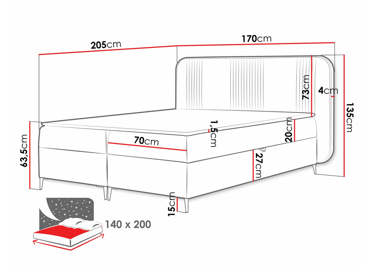 Cama continental 582487