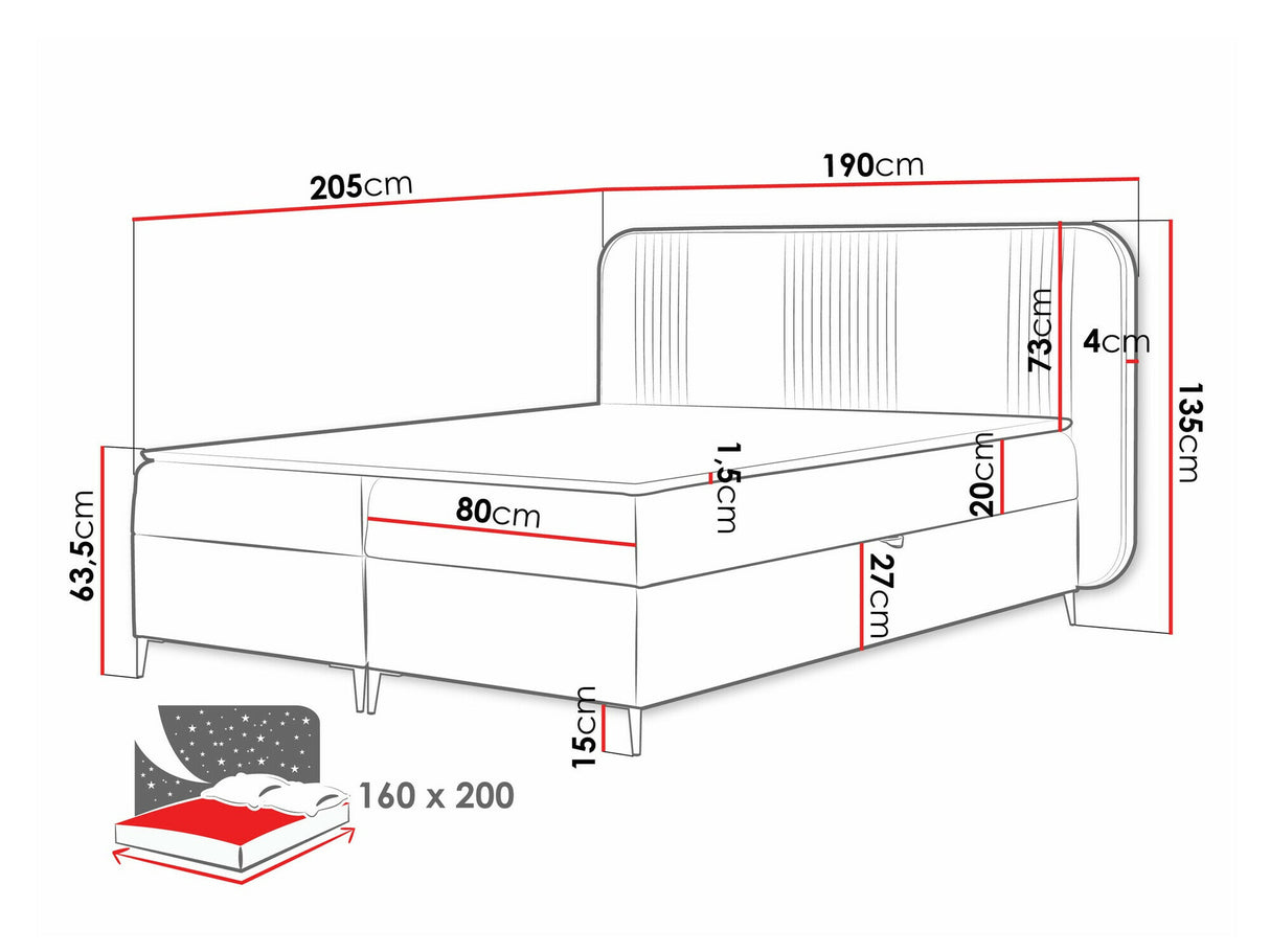 Cama continental 582487