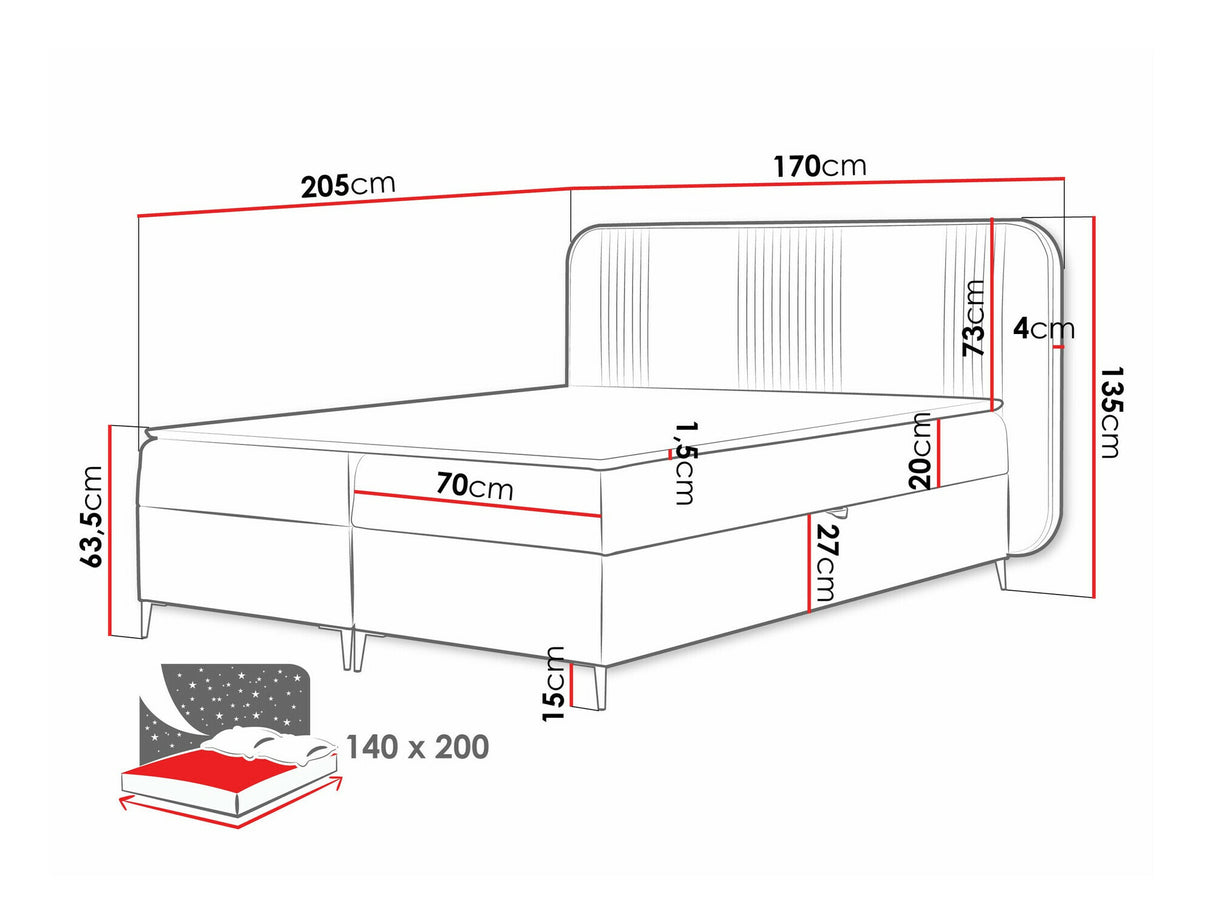 Cama continental 582487