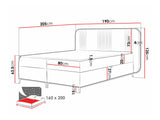 Cama continental 582487
