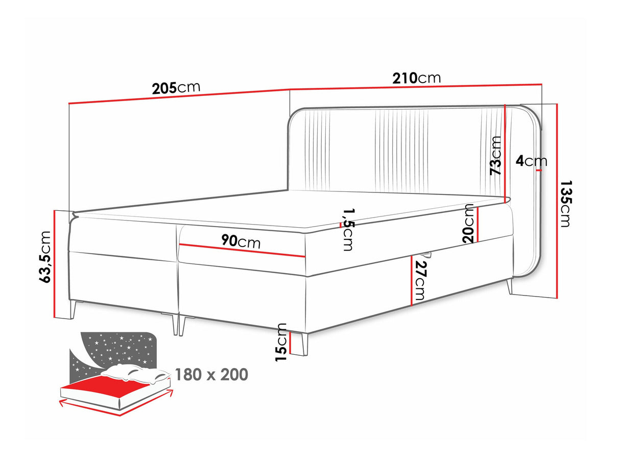 Cama continental 582487