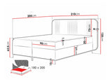 Cama continental 582487