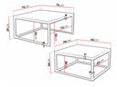 Conjunto mesa de centro Infula