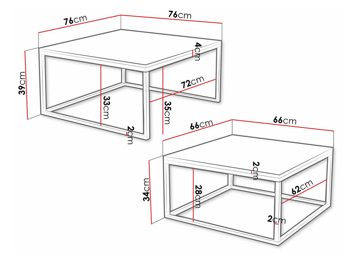 Conjunto mesa de centro 495056