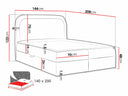 Cama continental Filos