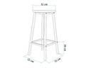 Silla de barra Amoenum