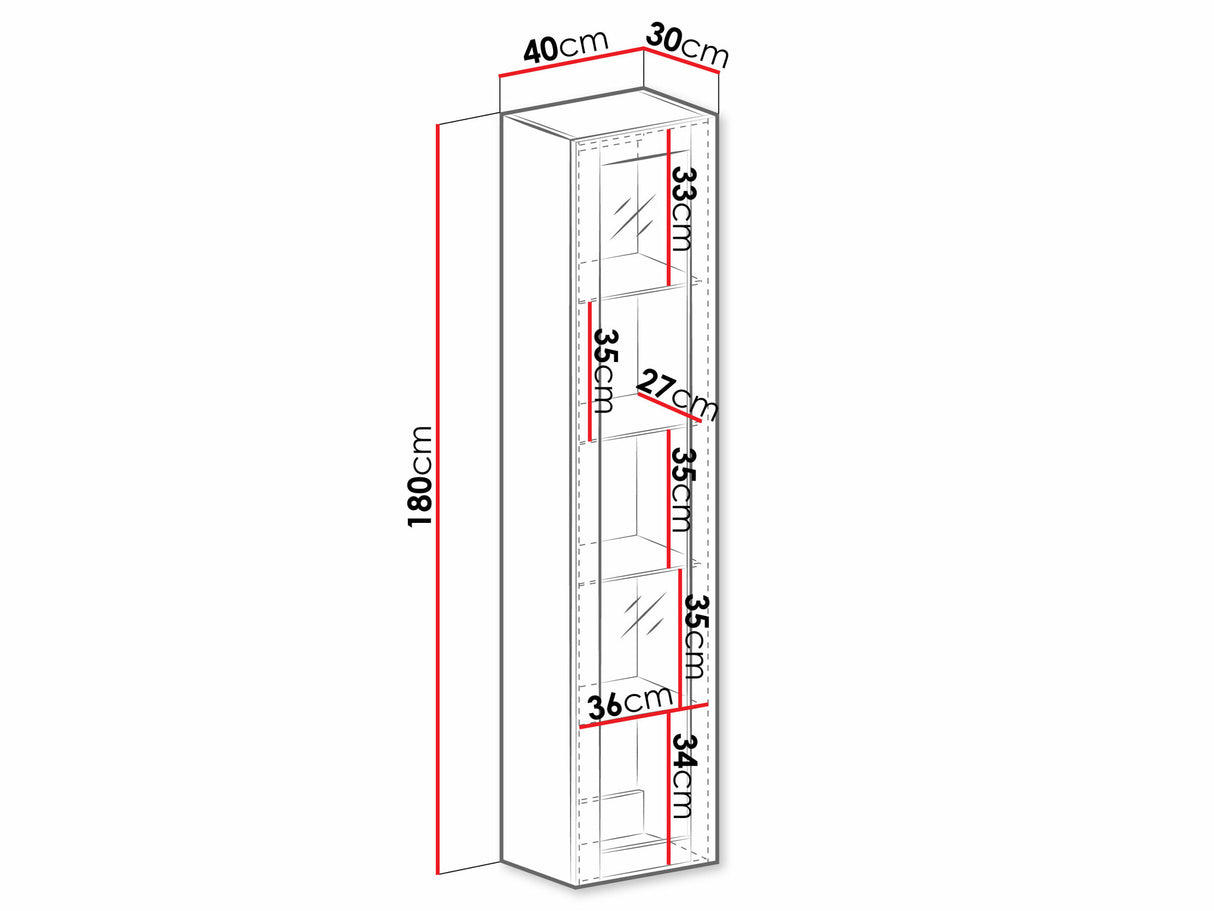 Estantería de pared 63091