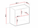 Armario de pared Venenou 127