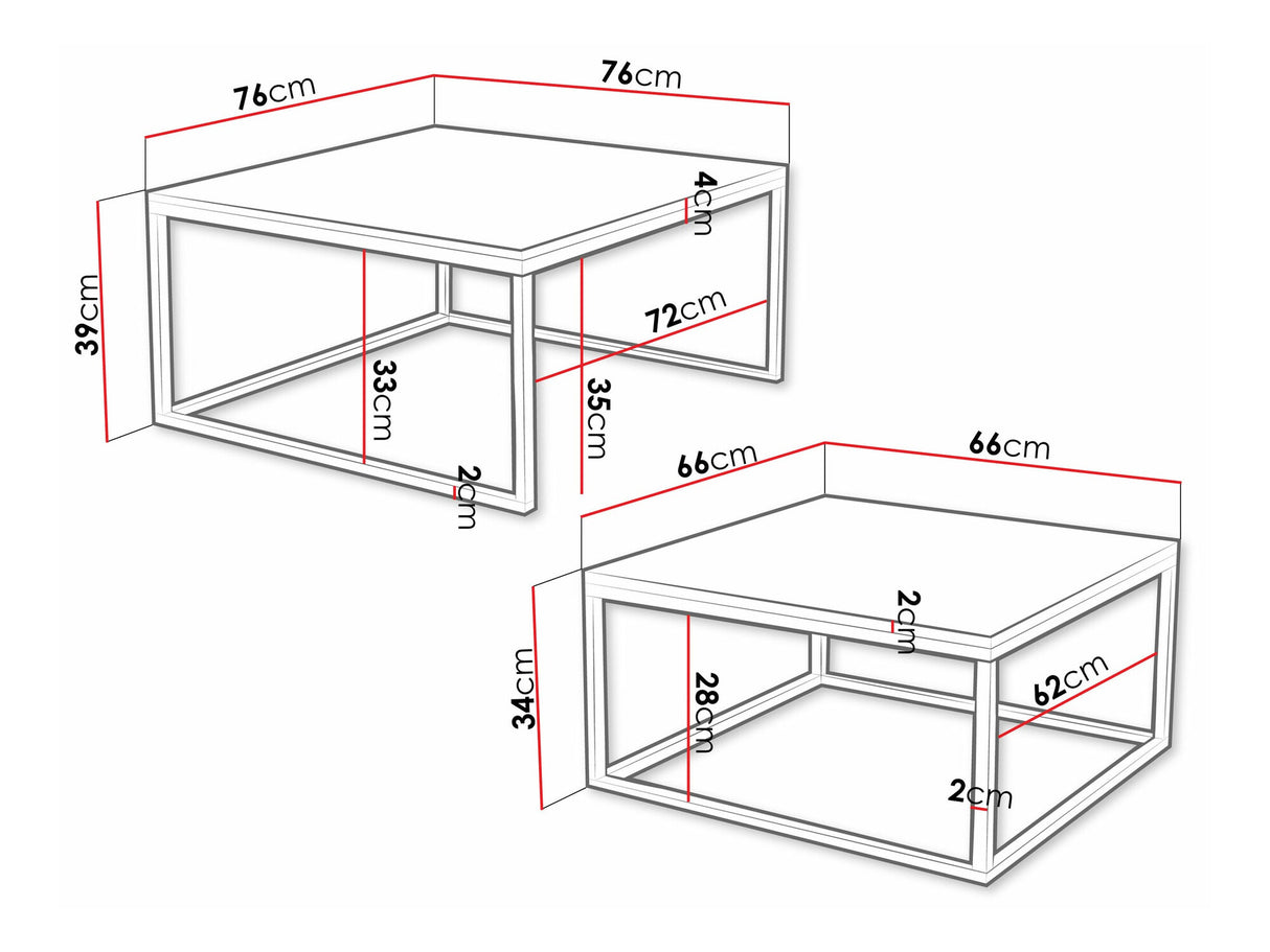Conjunto mesa de centro 592152