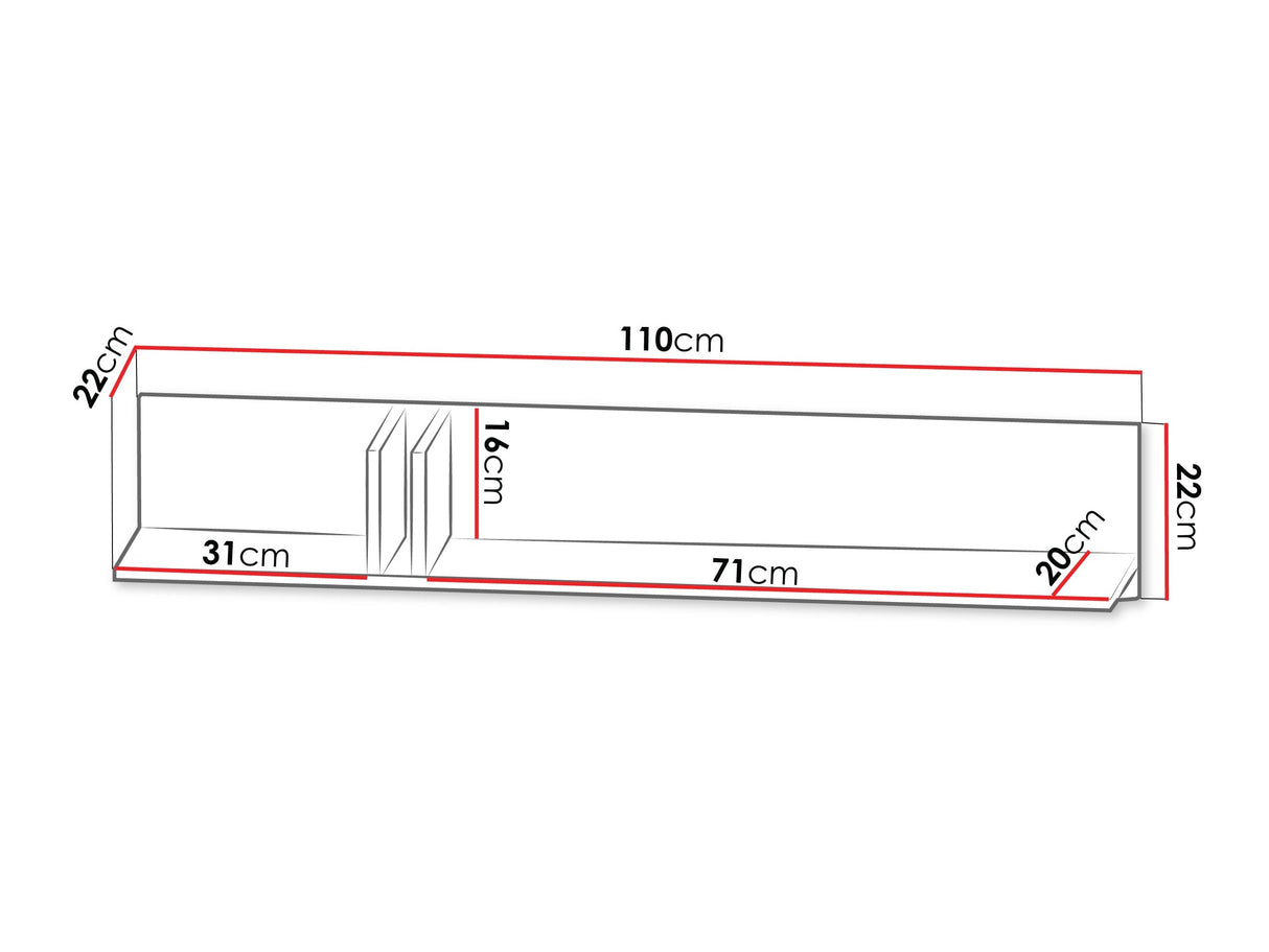Estantería de pared 593075