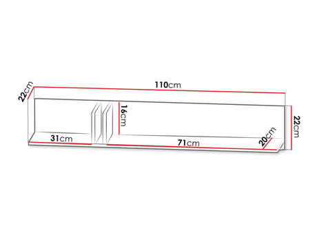 Estantería de pared 593075