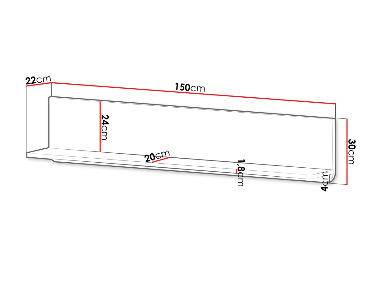 Estantería de pared 593273