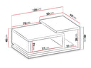 Mesa de centro Lutiva 104