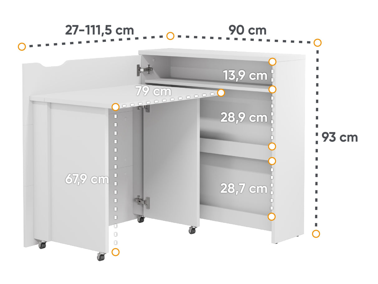 Mesa de ordenador esquinera 493582