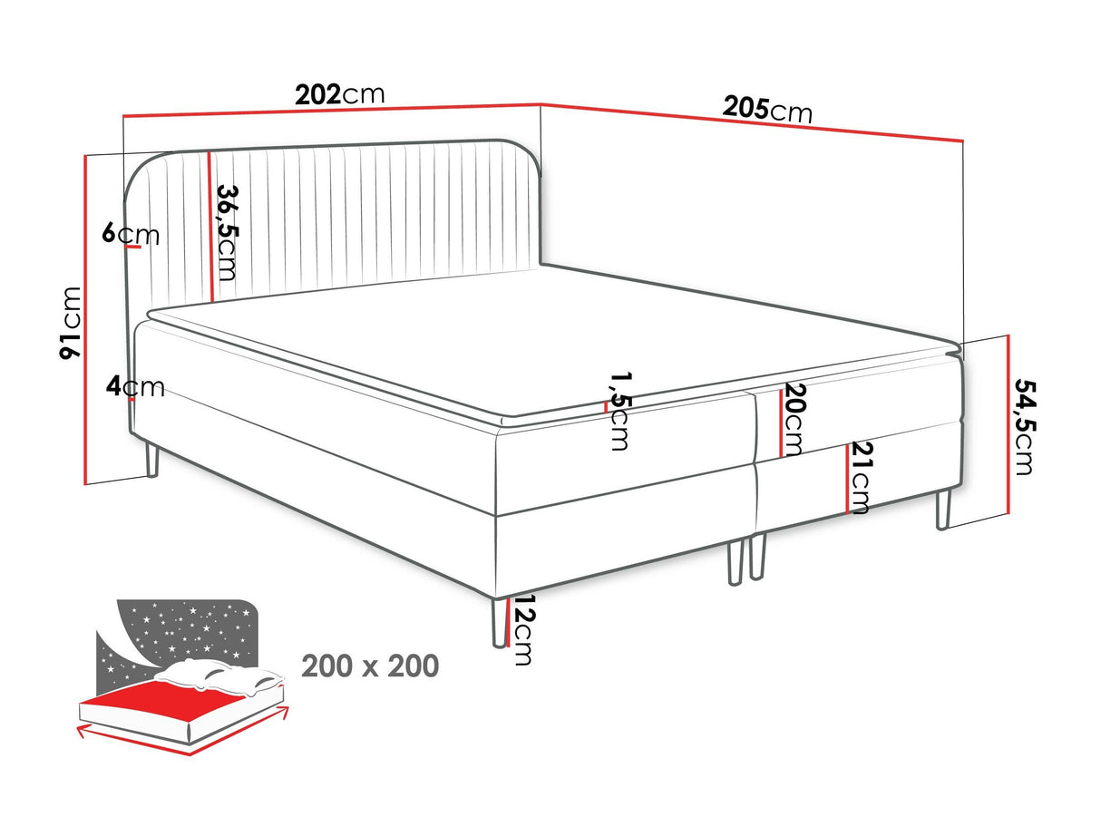 Cama continental 599033
