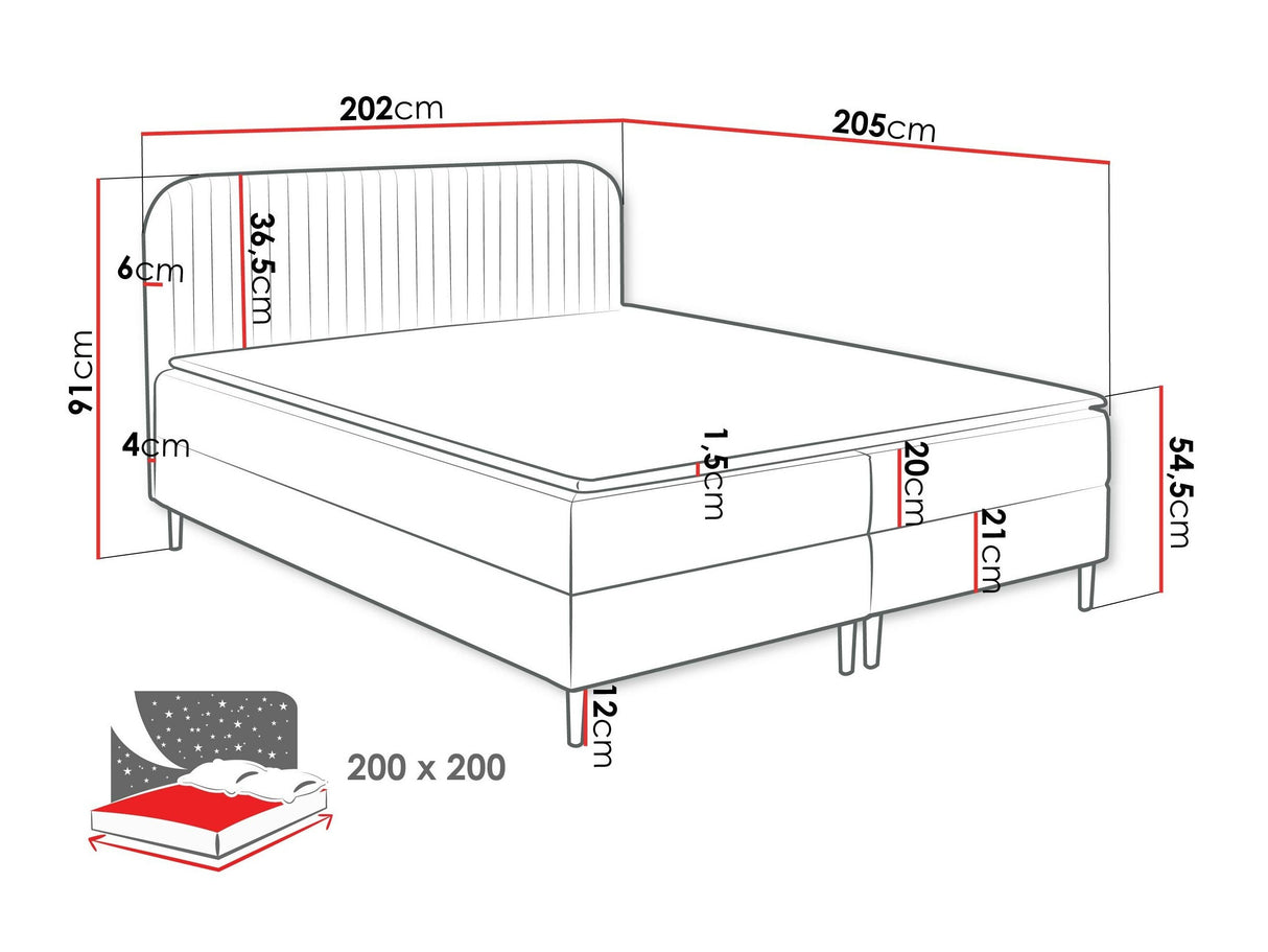 Cama continental 599033