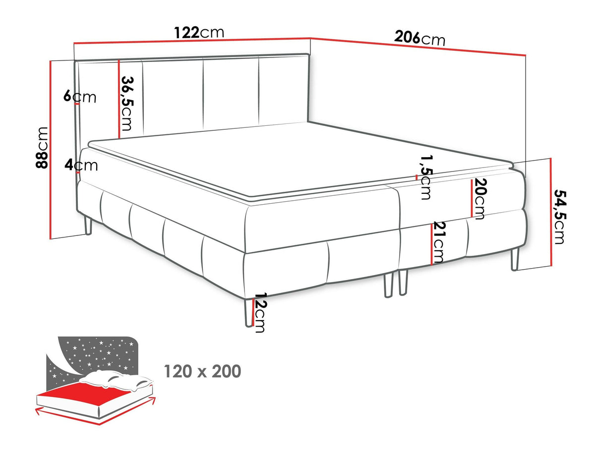 Cama continental 599117