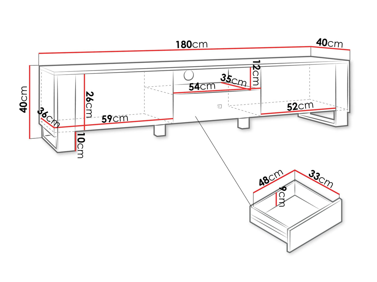 Mueble TV 606511
