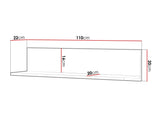 Estantería de pared 611760
