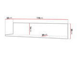 Estantería de pared 611760