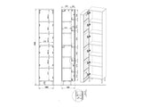 Conjunto de mueble de baño 612216