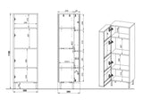 Conjunto de mueble de baño 612216