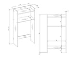 Estantería para baño 612346