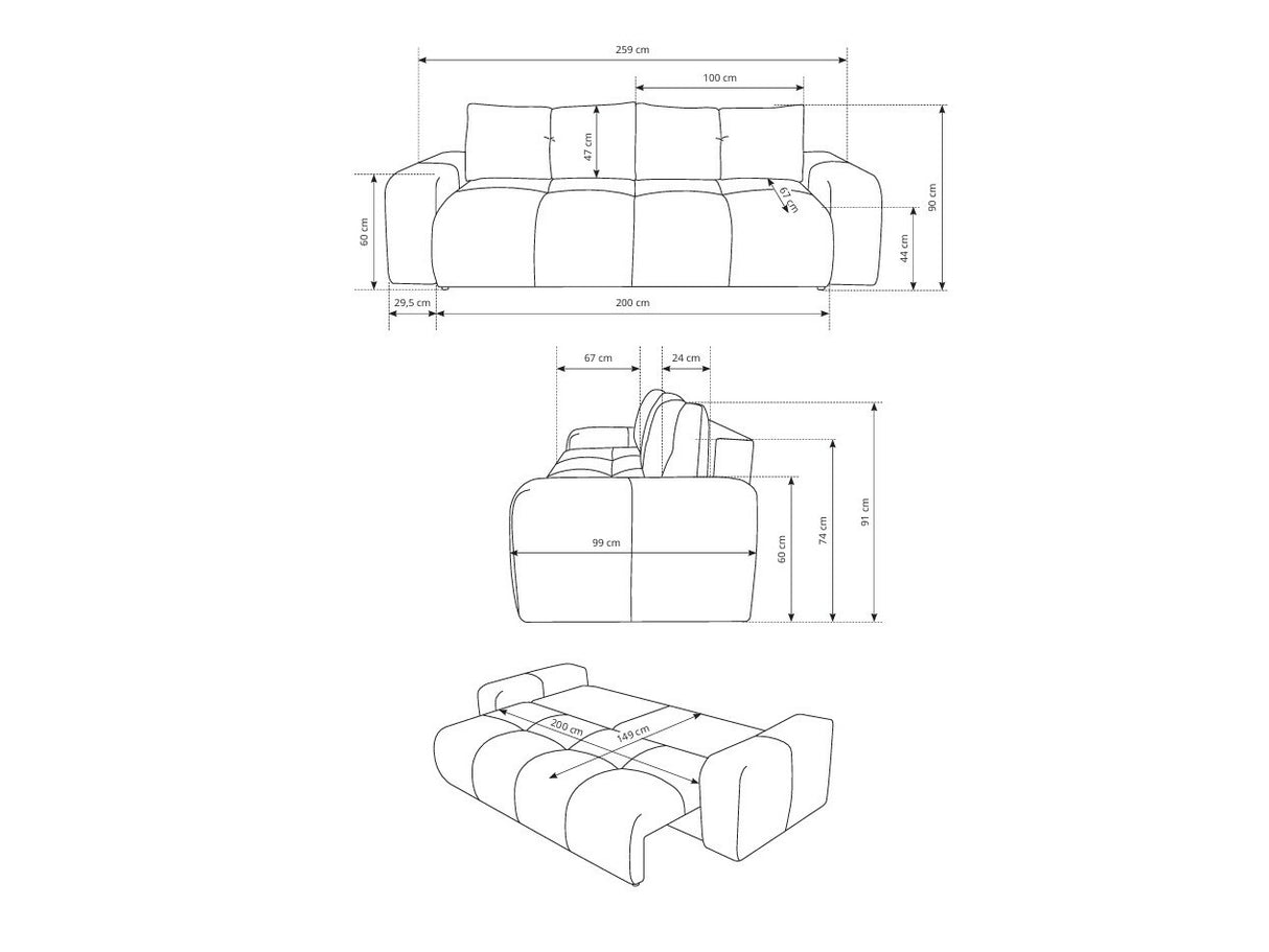 Sofá cama 576668