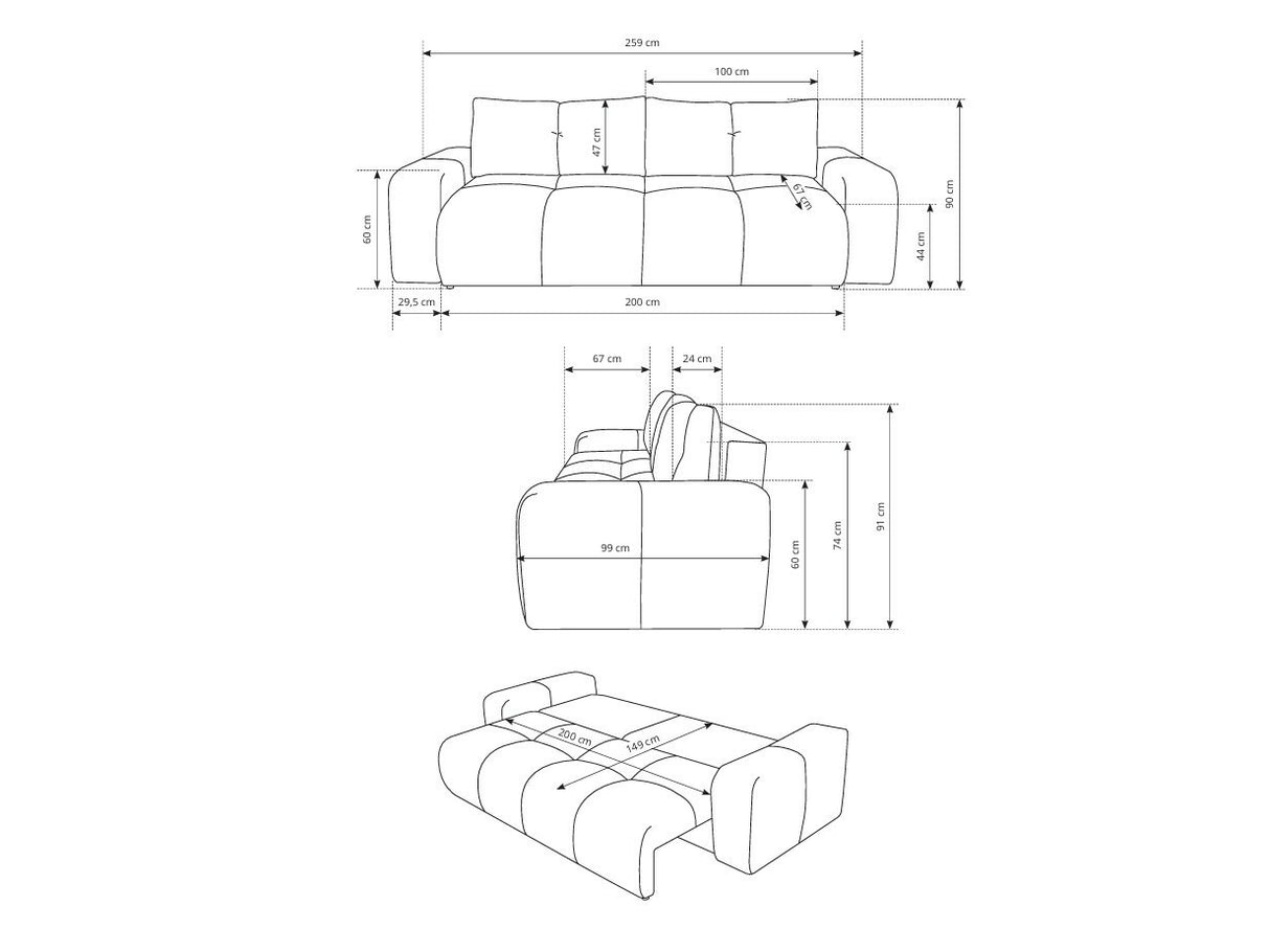 Sofá cama 576668