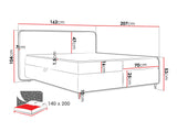 Cama continental 614659