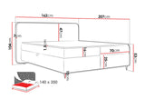 Cama continental 614659