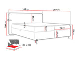Cama continental 614659