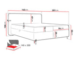 Cama continental 614659