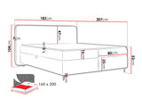 Cama continental 614659