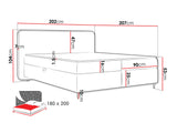 Cama continental 614659