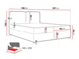 Cama continental 614746