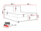 Cama continental 614746