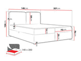 Cama continental 614746