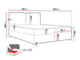 Cama continental 614746
