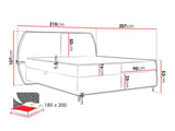 Cama continental 614829