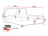 Cama continental 614829