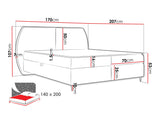 Cama continental 614829