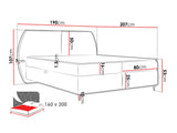 Cama continental 614829