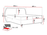 Cama continental 614829