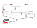 Cama continental 614659