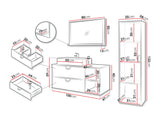Conjunto de mueble de baño 615750