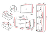 Conjunto de mueble de baño 615750