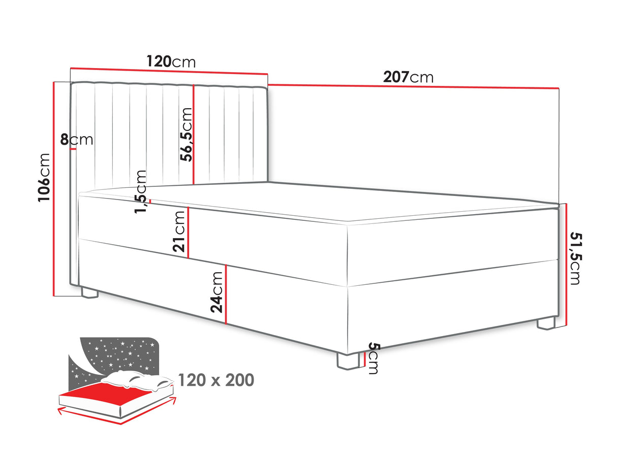 Cama continental 615765