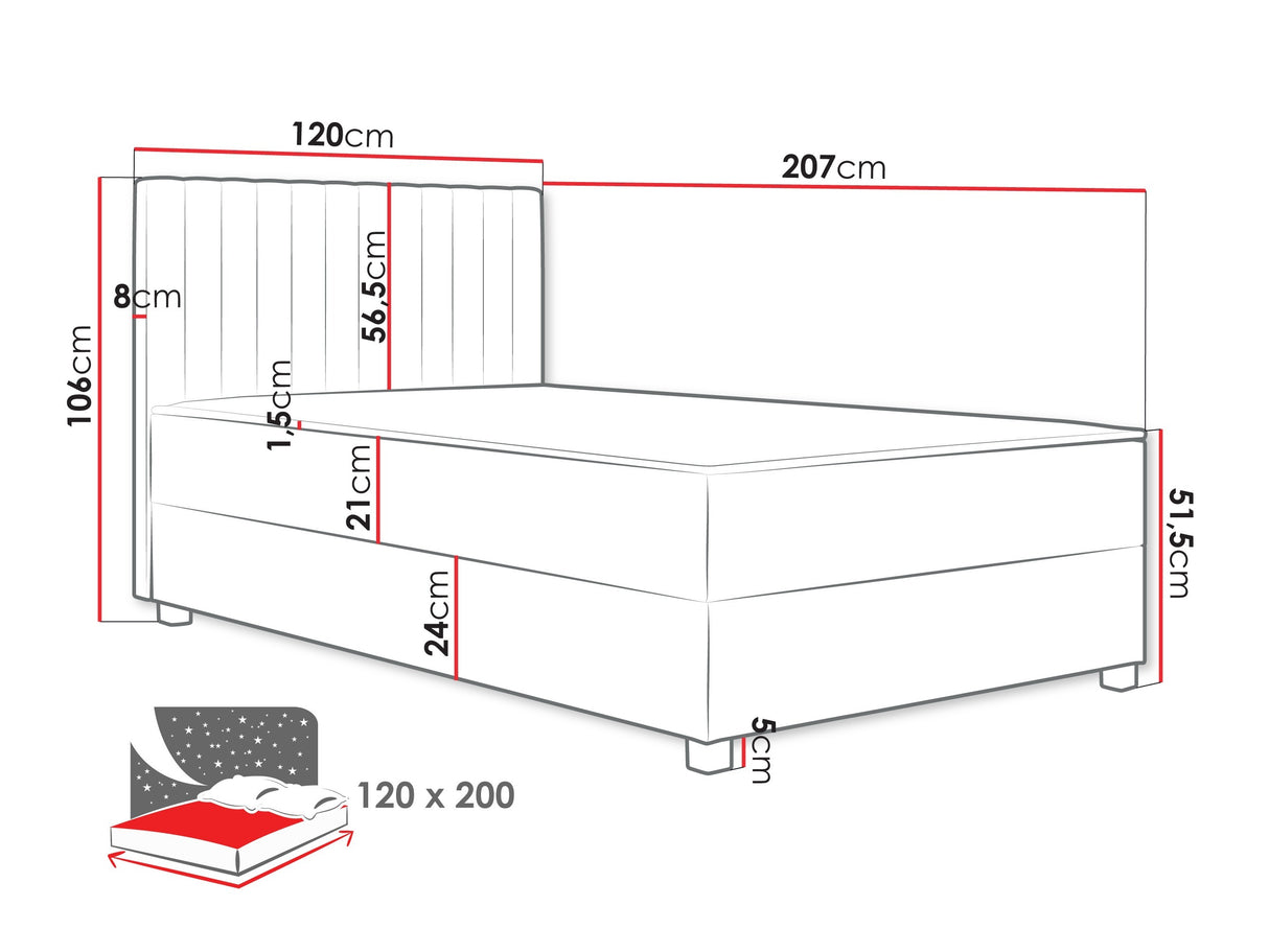 Cama continental 615765